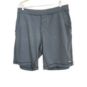 Men's  Prana Shorts Large Gray Breathe Athletic Running Outdoor Hiking L…